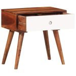 Casa si Gradina - Mobilier - Comode si corpuri - Noptiere - Masa laterala, 45x30x45 cm, lemn masiv de acacia - Infinity.ro