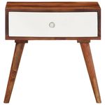 Casa si Gradina - Mobilier - Comode si corpuri - Noptiere - Masa laterala, 45x30x45 cm, lemn masiv de acacia - Infinity.ro