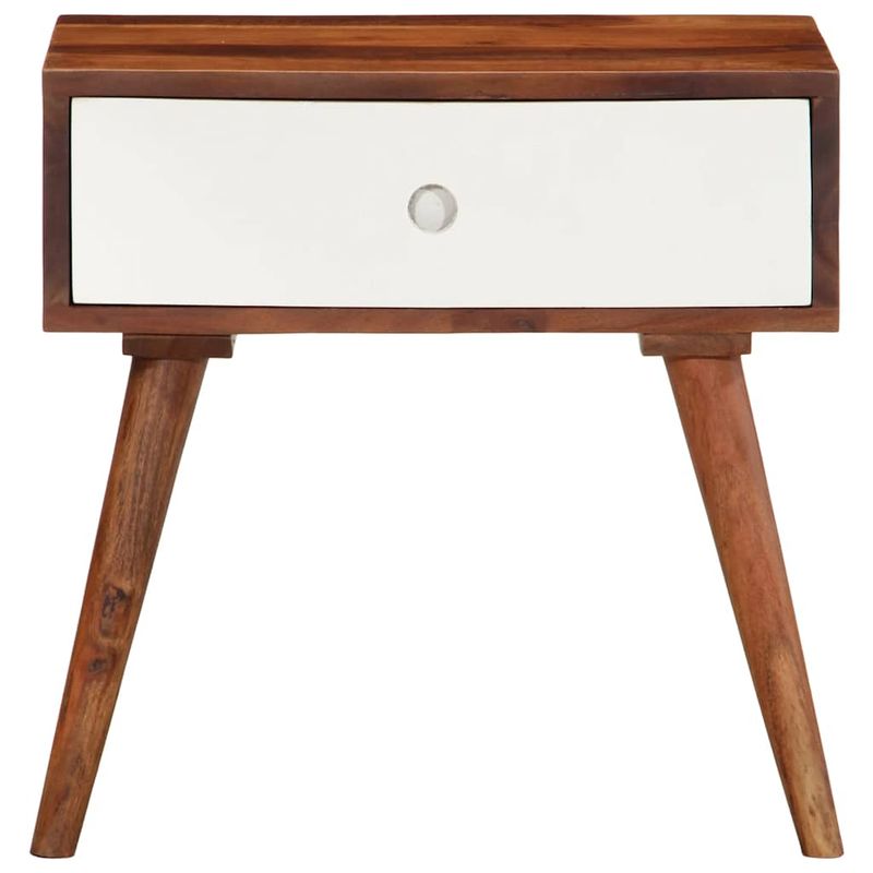 Casa si Gradina - Mobilier - Comode si corpuri - Noptiere - Masa laterala, 45x30x45 cm, lemn masiv de acacia - Infinity.ro
