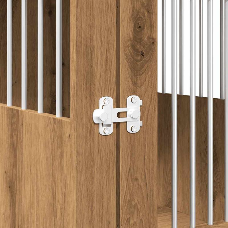 Petshop - Accesorii petshop - Culcusuri si custi - Custi interior si exterior - Lada pentru caini, Stejar artizanal, 45x62x59cm, lemn prelucrat - Infinity.ro