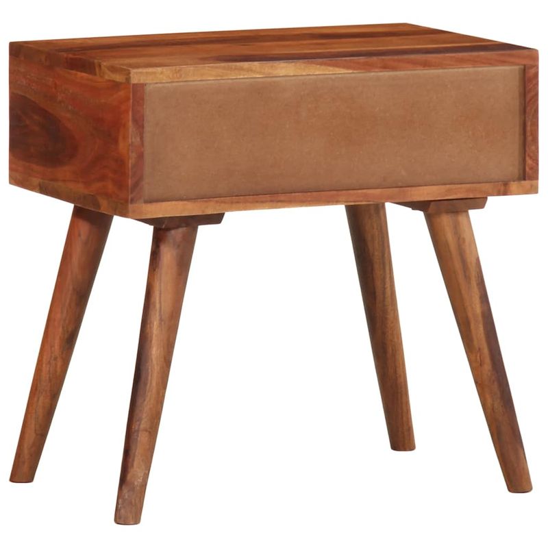 Casa si Gradina - Mobilier - Comode si corpuri - Noptiere - Masa laterala, 45x30x45 cm, lemn masiv de acacia - Infinity.ro