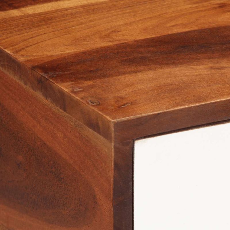 Casa si Gradina - Mobilier - Comode si corpuri - Noptiere - Masa laterala, 45x30x45 cm, lemn masiv de acacia - Infinity.ro