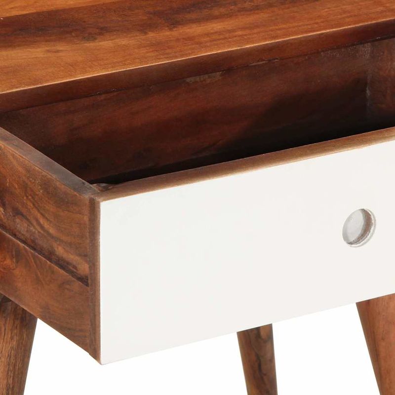 Casa si Gradina - Mobilier - Comode si corpuri - Noptiere - Masa laterala, 45x30x45 cm, lemn masiv de acacia - Infinity.ro