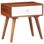 Casa si Gradina - Mobilier - Comode si corpuri - Noptiere - Masa laterala, 45x30x45 cm, lemn masiv de acacia - Infinity.ro