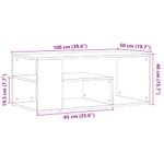 Casa si Gradina - Mobilier - Mese si birouri - Masute de cafea - Masuta de cafea, lemn vechi, 100x50x40 cm, lemn prelucrat - Infinity.ro