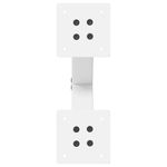 Casa si Gradina - Mobilier - Feronerie si accesorii mobila - Picioare masuta cafea in forma de X, 2 buc alb 40x(30-31)cm otel, mărime 37x(30-31) cm (40 mm) - Infinity.ro