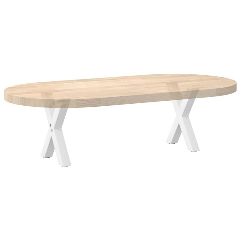 Casa si Gradina - Mobilier - Feronerie si accesorii mobila - Picioare masuta cafea in forma de X, 2 buc alb 40x(30-31)cm otel, mărime 37x(30-31) cm (40 mm) - Infinity.ro