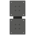 Casa si Gradina - Mobilier - Feronerie si accesorii mobila - Picioare masuta de cafea in forma de X, 2 buc Antracit Otel, mărime 40x(30-31) cm (80 mm) - Infinity.ro