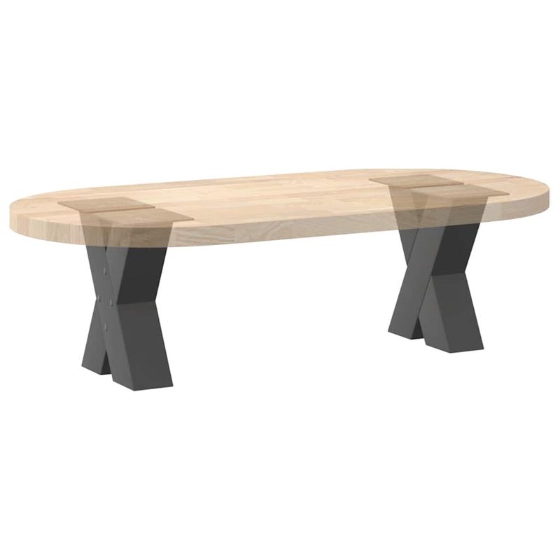 Casa si Gradina - Mobilier - Feronerie si accesorii mobila - Picioare masuta de cafea in forma de X, 2 buc Antracit Otel, mărime 40x(30-31) cm (80 mm) - Infinity.ro