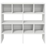 Casa si Gradina - Mobilier - Organizare si depozitare - Cuiere - Rafturi pantofi 2 buc stivuibile alb 89,5x30x40 cm - Infinity.ro
