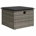 Casa si Gradina - Gradina si terasa - Mobilier exterior - Seturi mobila gradina - Set canapele de gradina, 9 piese, cu perne, gri, poliratan - Infinity.ro
