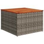 Casa si Gradina - Gradina si terasa - Mobilier exterior - Seturi mobila gradina - Set canapele de gradina, 9 piese, cu perne, gri, poliratan - Infinity.ro