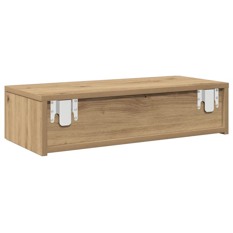 Casa si Gradina - Mobilier - Biblioteci si rafturi - Rafturi - Raft de perete cu sertare Stejar artizanal Lemn prelucrat, mărime 60x26.5x15 cm - Infinity.ro