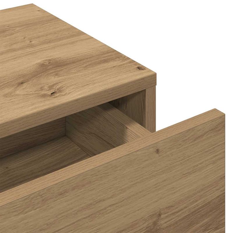 Casa si Gradina - Mobilier - Biblioteci si rafturi - Rafturi - Raft de perete cu sertare Stejar artizanal Lemn prelucrat, mărime 60x26.5x15 cm - Infinity.ro