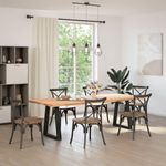 Casa si Gradina - Mobilier - Feronerie si accesorii mobila - Picioare masuta de cafea in forma de V 2 buc Negru Otel, mărime 50x(72-73) cm - Infinity.ro