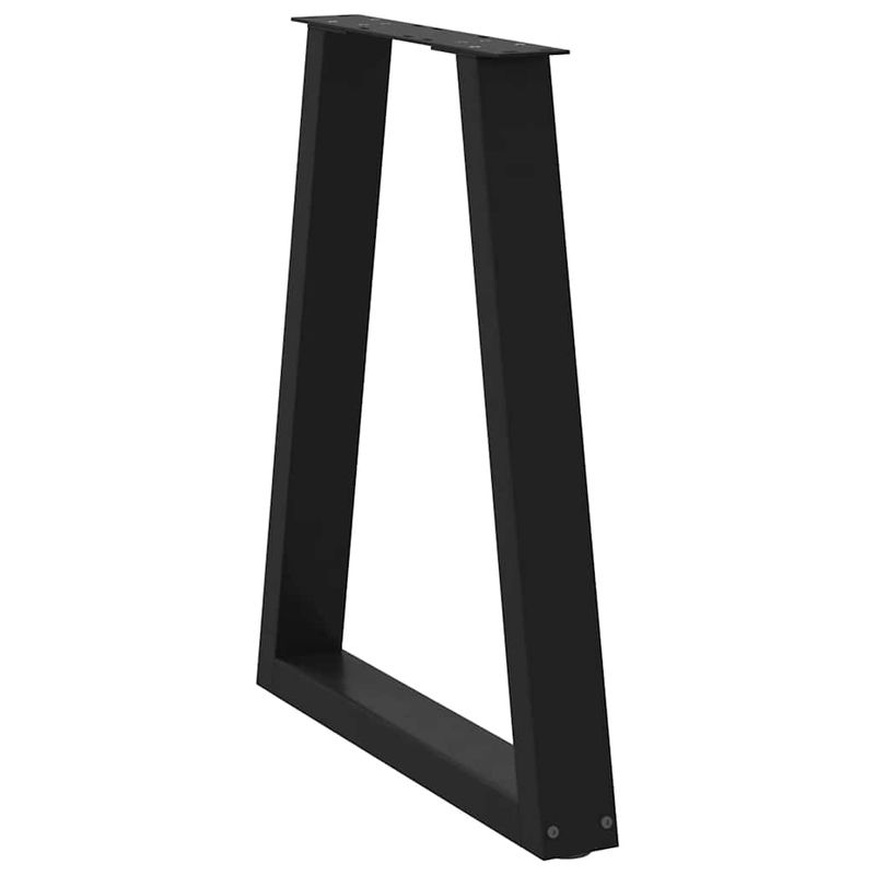 Casa si Gradina - Mobilier - Feronerie si accesorii mobila - Picioare masuta de cafea in forma de V 2 buc Negru Otel, mărime 50x(72-73) cm - Infinity.ro