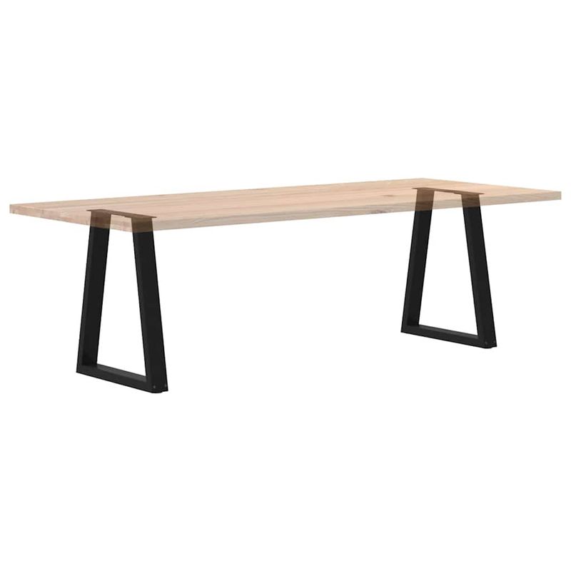 Casa si Gradina - Mobilier - Feronerie si accesorii mobila - Picioare masuta de cafea in forma de V 2 buc Negru Otel, mărime 50x(72-73) cm - Infinity.ro