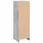 Casa si Gradina - Mobilier - Mobilier baie - Comode baie - Dulap de baie, gri beton, 30 x 30 x 95 cm, PAL - Infinity.ro