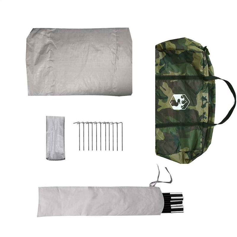 Sport si Outdoor - Camping - Corturi camping - Cort de camping cupola pentru 3 persoane, camuflaj, impermeabil - Infinity.ro