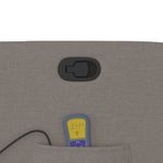 Ingrijire personala si Cosmetice - Sanatate si wellness - Articole wellness - Fotolii de masaj - Fotoliu de masaj rabatabil, gri taupe, material textil - Infinity.ro