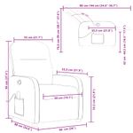 Ingrijire personala si Cosmetice - Sanatate si wellness - Articole wellness - Fotolii de masaj - Fotoliu de masaj rabatabil, gri taupe, material textil - Infinity.ro