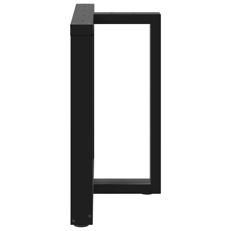 Casa si Gradina - Mobilier - Feronerie si accesorii mobila - Picioare pentru masa in forma de T, 2 buc Negru Otel, mărime 70x35x(72-73) cm - Infinity.ro