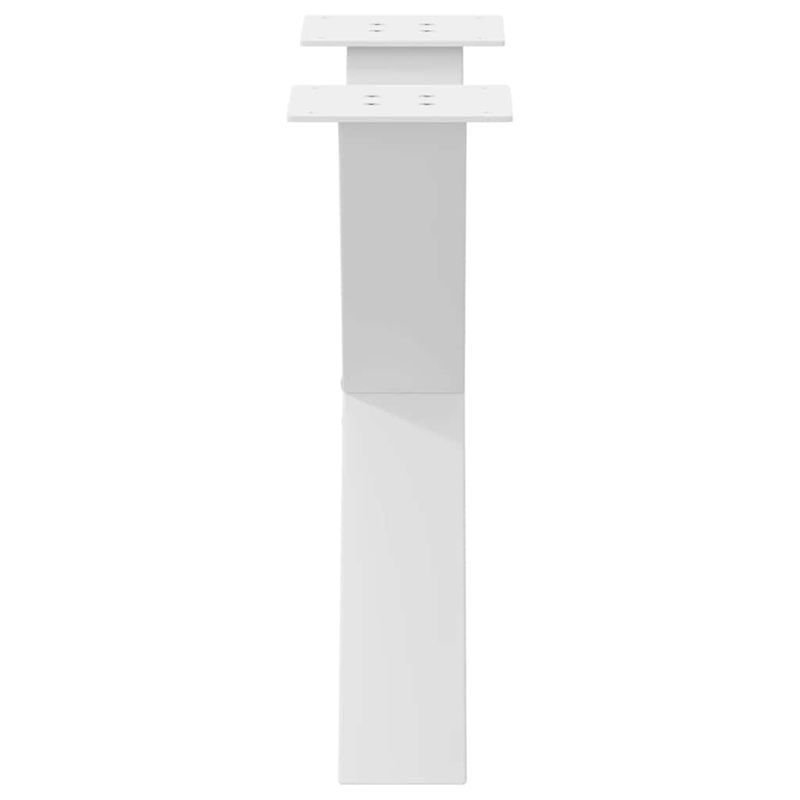 Casa si Gradina - Mobilier - Feronerie si accesorii mobila - Picioare masuta cafea in forma X, 2 buc alb 50x(42-43) cm otel, mărime 50x(42-43) cm (80 mm) - Infinity.ro