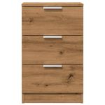 Casa si Gradina - Mobilier - Comode si corpuri - Noptiere - Noptiere, 2 buc., stejar artizanal, 40x36x65 cm, lemn prelucrat - Infinity.ro
