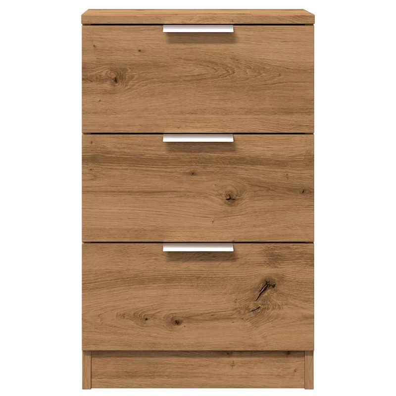 Casa si Gradina - Mobilier - Comode si corpuri - Noptiere - Noptiere, 2 buc., stejar artizanal, 40x36x65 cm, lemn prelucrat - Infinity.ro
