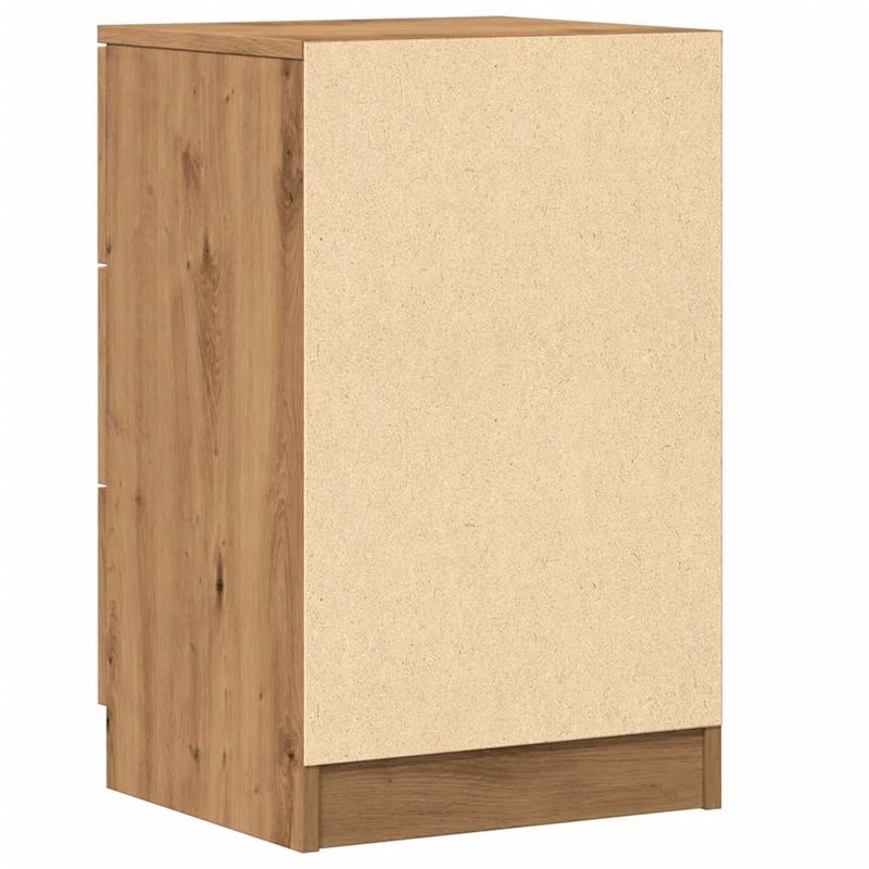 Casa si Gradina - Mobilier - Comode si corpuri - Noptiere - Noptiere, 2 buc., stejar artizanal, 40x36x65 cm, lemn prelucrat - Infinity.ro