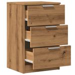 Casa si Gradina - Mobilier - Comode si corpuri - Noptiere - Noptiere, 2 buc., stejar artizanal, 40x36x65 cm, lemn prelucrat - Infinity.ro