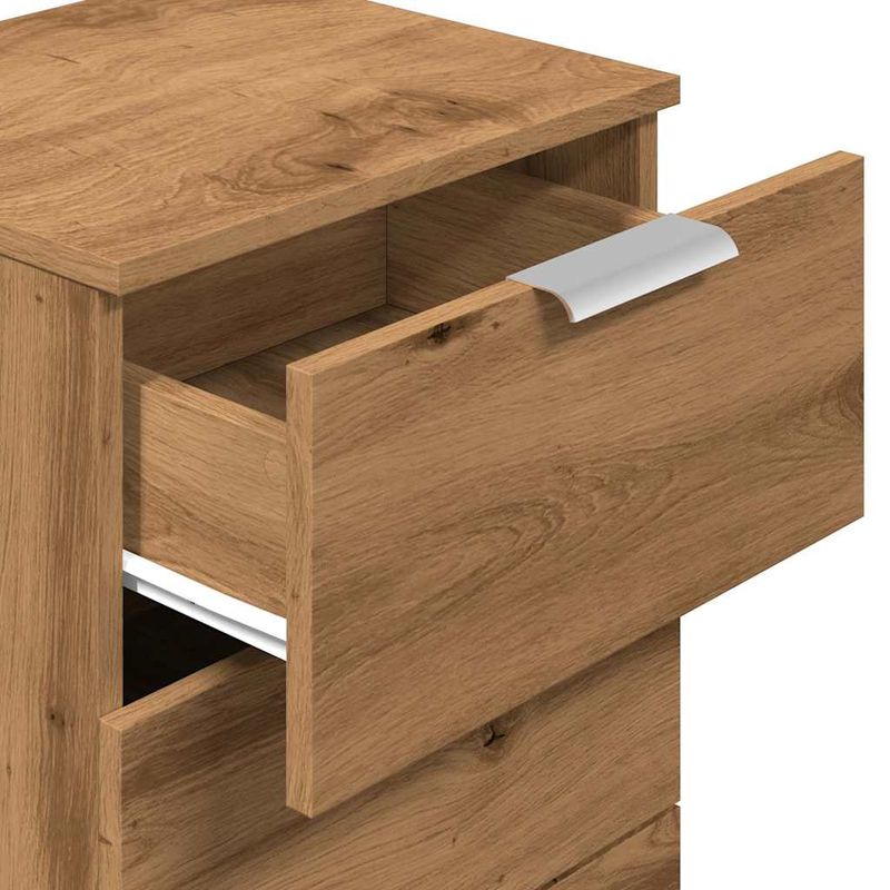 Casa si Gradina - Mobilier - Comode si corpuri - Noptiere - Noptiere, 2 buc., stejar artizanal, 40x36x65 cm, lemn prelucrat - Infinity.ro