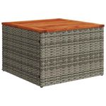 Casa si Gradina - Gradina si terasa - Mobilier exterior - Seturi mobila gradina - Set mobilier gradina cu perne, 6 piese, gri, poliratan - Infinity.ro