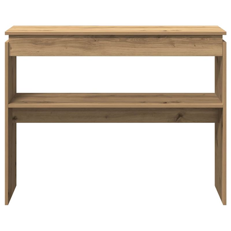 Casa si Gradina - Mobilier - Comode si corpuri - Console - Masuta consola, stejar artizanal,102x30x80 cm, lemn prelucrat - Infinity.ro
