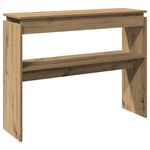 Casa si Gradina - Mobilier - Comode si corpuri - Console - Masuta consola, stejar artizanal,102x30x80 cm, lemn prelucrat - Infinity.ro