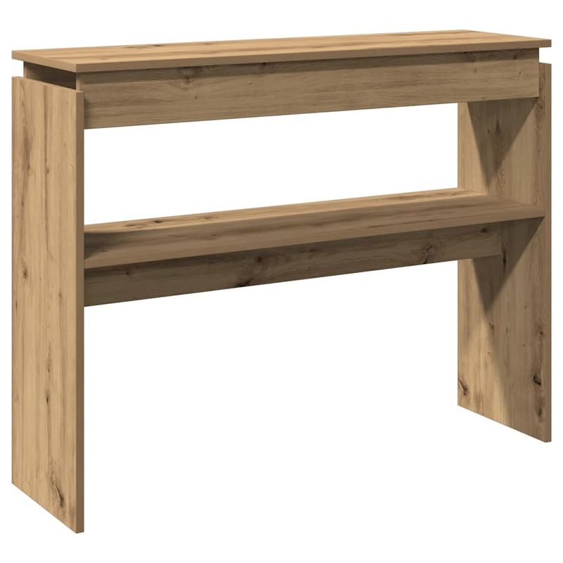 Casa si Gradina - Mobilier - Comode si corpuri - Console - Masuta consola, stejar artizanal,102x30x80 cm, lemn prelucrat - Infinity.ro