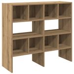 Casa si Gradina - Mobilier - Organizare si depozitare - Cuiere - Rafturi pantofi 2 buc Stejar artizanal stivuibil 89,5x30x40 cm - Infinity.ro