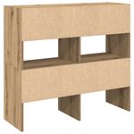 Casa si Gradina - Mobilier - Organizare si depozitare - Cuiere - Rafturi pantofi 2 buc Stejar artizanal stivuibil 89,5x30x40 cm - Infinity.ro