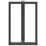 Casa si Gradina - Mobilier - Feronerie si accesorii mobila - Picioare pentru masa de bar in forma de T, 2 buc antracit otel, mărime 60x35x(90-91) cm - Infinity.ro