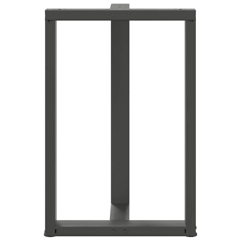 Casa si Gradina - Mobilier - Feronerie si accesorii mobila - Picioare pentru masa de bar in forma de T, 2 buc antracit otel, mărime 60x35x(90-91) cm - Infinity.ro