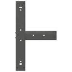 Casa si Gradina - Mobilier - Feronerie si accesorii mobila - Picioare pentru masa de bar in forma de T, 2 buc antracit otel, mărime 60x35x(90-91) cm - Infinity.ro