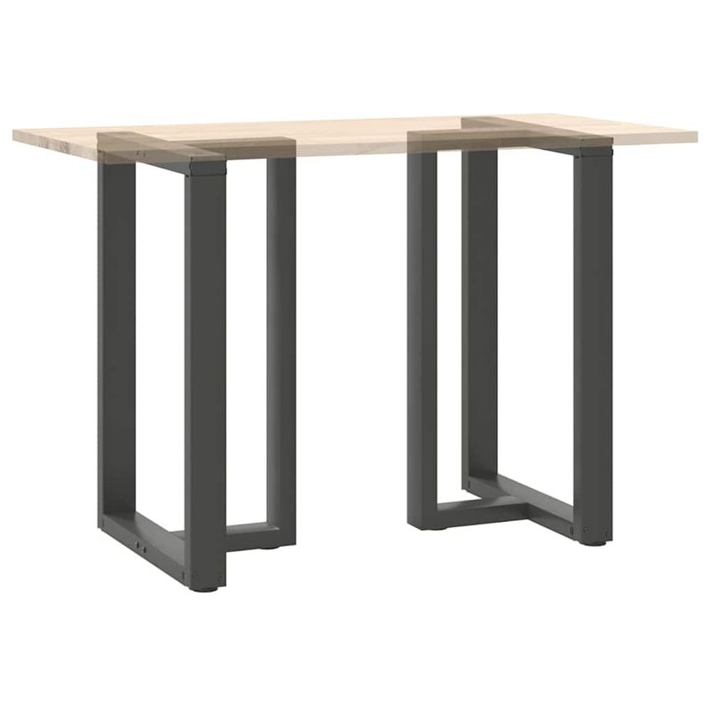 Casa si Gradina - Mobilier - Feronerie si accesorii mobila - Picioare pentru masa de bar in forma de T, 2 buc antracit otel, mărime 60x35x(90-91) cm - Infinity.ro