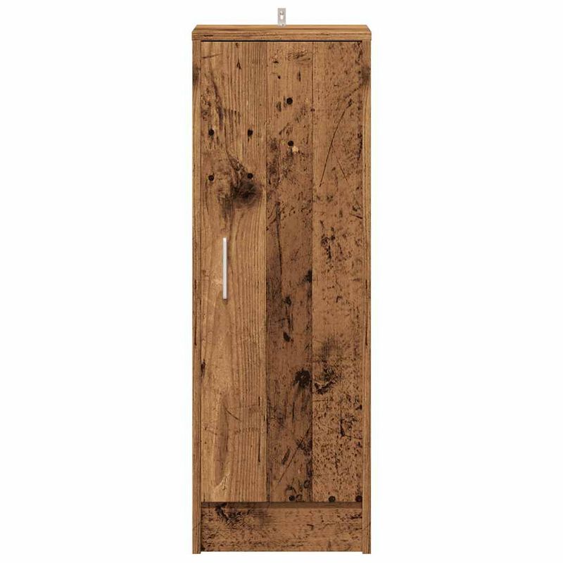 Casa si Gradina - Mobilier - Organizare si depozitare - Organizator incaltaminte - Dulap Pantofi Lemn Vechi 32x35x92 cm Lemn prelucrat, model shoe cabinet with door - Infinity.ro