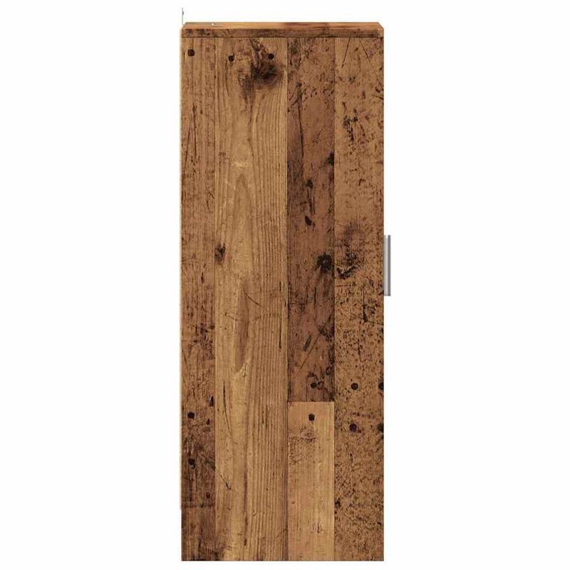 Casa si Gradina - Mobilier - Organizare si depozitare - Organizator incaltaminte - Dulap Pantofi Lemn Vechi 32x35x92 cm Lemn prelucrat, model shoe cabinet with door - Infinity.ro