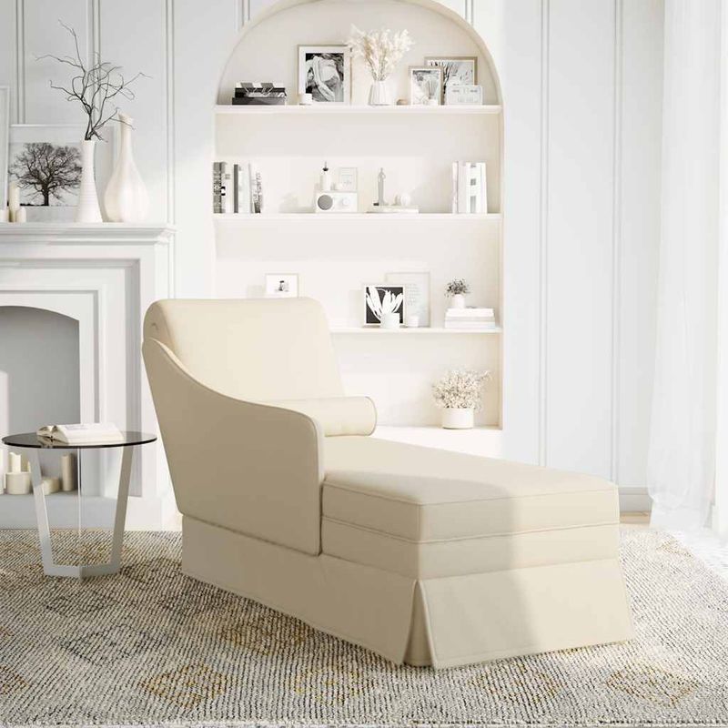 Casa si Gradina - Mobilier - Scaune si fotolii - Fotolii - Sezlong cu sezlong si lenjerie pentru cotiera dreapta - Infinity.ro