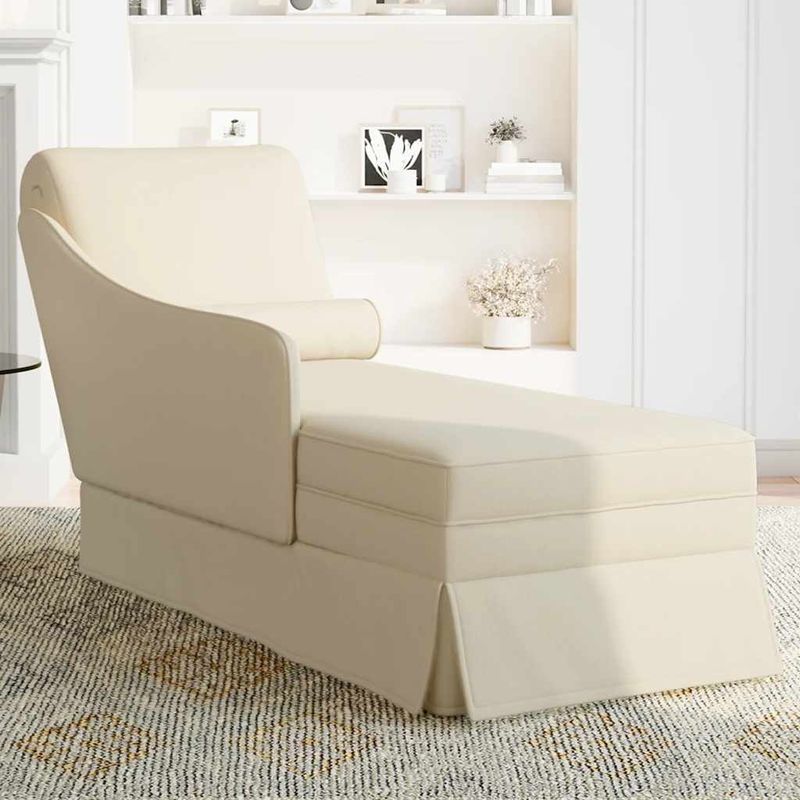 Casa si Gradina - Mobilier - Scaune si fotolii - Fotolii - Sezlong cu sezlong si lenjerie pentru cotiera dreapta - Infinity.ro