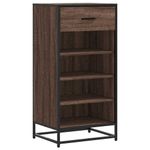 Casa si Gradina - Mobilier - Organizare si depozitare - Organizator incaltaminte - Suport pantofi Stejar maro 48x38x97,5 cm Lemn prelucrat, număr de articole 4 - Infinity.ro