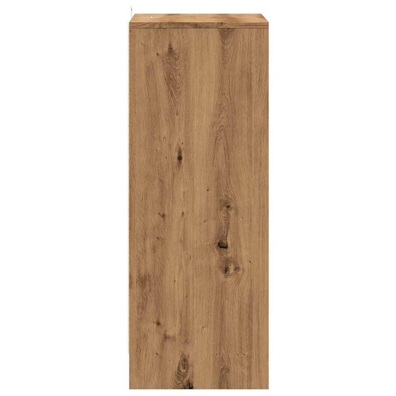 Casa si Gradina - Mobilier - Organizare si depozitare - Organizator incaltaminte - Pantofar, stejar artizanal, 60x35x92 cm lemn prelucrat, model shoe cabinet without door - Infinity.ro