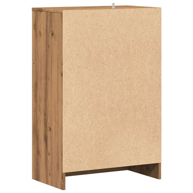 Casa si Gradina - Mobilier - Organizare si depozitare - Organizator incaltaminte - Pantofar, stejar artizanal, 60x35x92 cm lemn prelucrat, model shoe cabinet without door - Infinity.ro