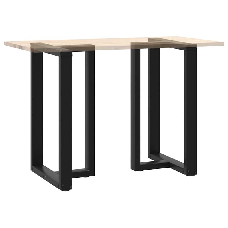 Casa si Gradina - Mobilier - Feronerie si accesorii mobila - Picioare pentru masa de bar in forma de T, 2 buc Negru Otel, mărime 60x35x(90-91) cm - Infinity.ro